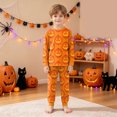thumbnail image 2 of Leey-World Girl Halloween Pajamas Little Biys Girls' Long Sleeve Pajamas Sets Toddler Cotton Pjs Kids Sleepwears, 2 of 9