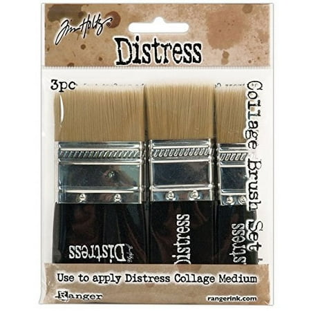 UPC: 0789541050896 | Ranger THoltz Distress Collage Brushes 3pc