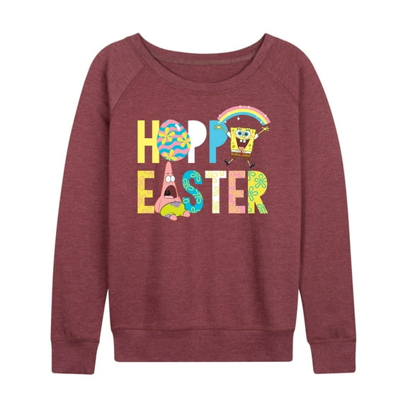 SpongeBob Squarepants - Hoppy Easter Icons - Women's Lightweight French Terry Long Sleeve Shirt