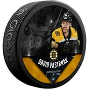 David Pastrnak Boston Bruins Unsigned Fanatics Exclusive Player Hockey Puck - Limited Edition of 1000