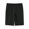 thumbnail image 3 of Lnzyyephy Women's Solid Color Sleeping Shorts, Daily Elastic High Waist Bottoming Short Pants, 3 of 9