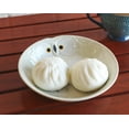 thumbnail image 5 of Pack Of 4 White Whimsical Owl Ceramic Salad Entree Deep Plates Or Shallow Bowls, 5 of 5
