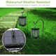 thumbnail image 4 of Lámpara de llama con forma de linterna solar para colgar al aire libre, versión mejorada, linterna exterior con 99 luces LED parpadeantes, luz decorativa impermeable para jardín, patio,, 4 of 5