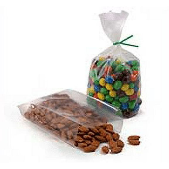 4.5 X 2.75 X 10.75" 1.5 Mil Gusseted Polypropylene Poly Bags (1,000 Bags) - Laddawn 13120