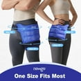 thumbnail image 4 of Hip Ice Pack Wrap After Hip Replacement Surgery, Gel Cold Therapy Pack Reusable for Sciatica, Injuries Pain Relief, Bursitis & Swelling, 4 of 7