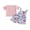Pink, variant on BemeyourBBs Toddler Baby Girls Summer Clothes Infant Girls 2 Piece Camouflage Outfits Short Sleeve Ribbed T Shirt Tops and Pockets Bib Overalls Camo Suspender Shorts Sets