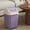 Purple, variant on Compact Swing Lid Garbage Bin – 9x9x12in Odor-Proof Trash Can, Thickened Plastic for Bathroom, Kitchen & Small Spaces‌