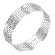 thumbnail image 4 of 2uds Inoxidable Acero Pastel Anillos para Hornear, Perforado Pastel Mousse Anillo Cocina Hornear Calor Resistente 2.7 Diámetro, 0.8 Altura, para Pastel Postre, Plata, 4 of 5