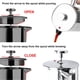 thumbnail image 4 of Cafetera de prensa francesa Secura 304 de acero inoxidable, 500 ml Secura NA, 4 of 7