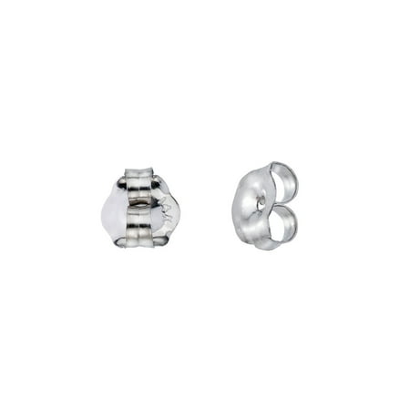 Direct Jewelry 14k White Gold Replacement Earring Backs 1 Pair 14k White Gold Replacement Earring Backs 1 Pair