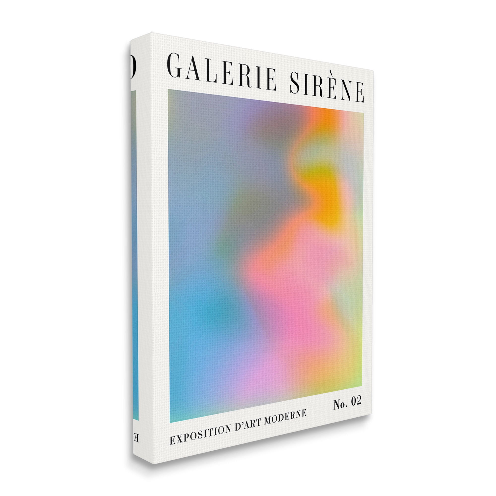 Stupell Industries Swirled Patterned Hues Abstract Painting Gallery Wrapped Canvas Art Print Wall Art, 36 x 48