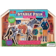 T.S. Shure Stable Pals Emily and Freckles Wooden Magnetic Dress-Ups