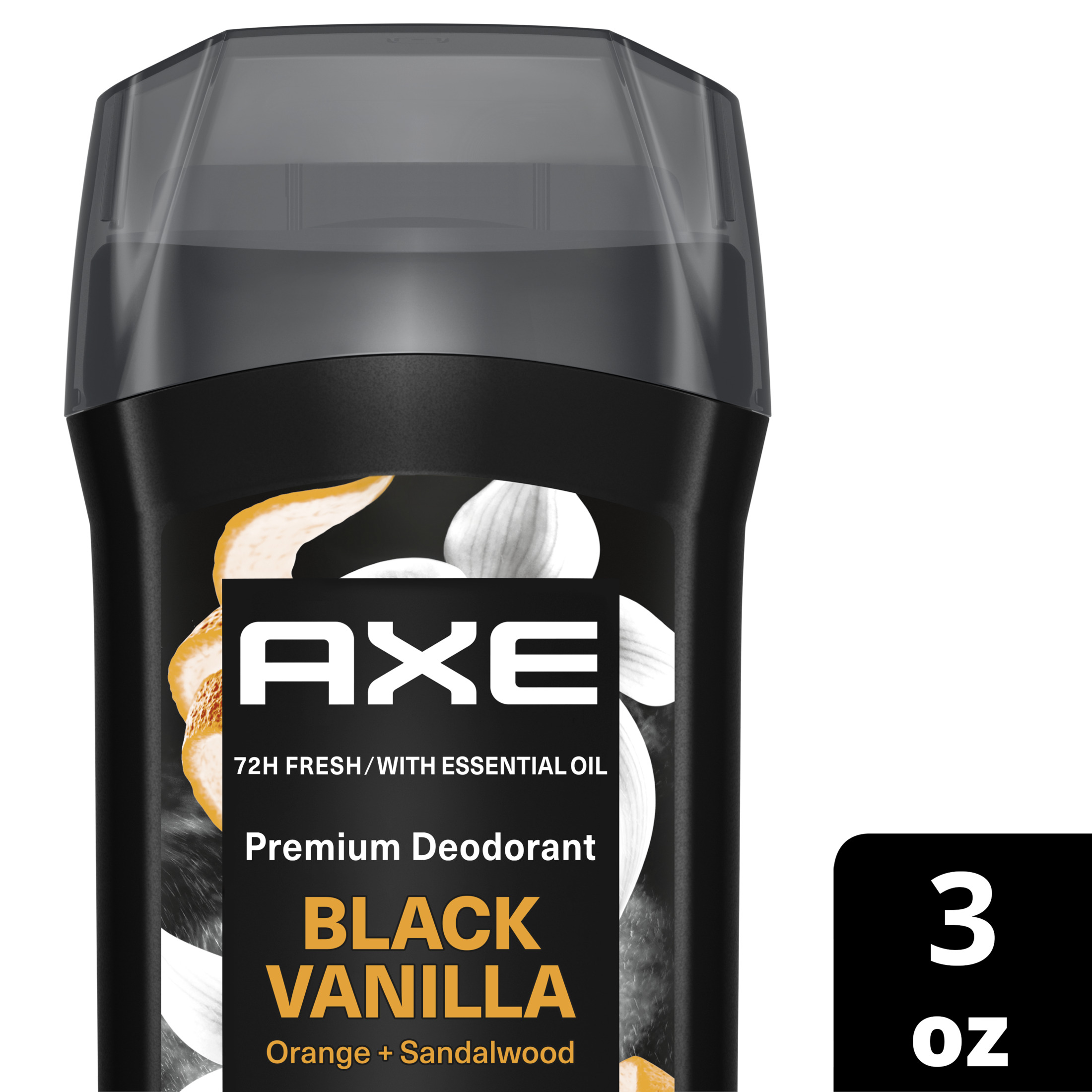 Axe Fine Fragrance Men's Deodorant Stick Black Vanilla Orange + Sandalwood Aluminum Free , 3 oz - image 2 of 8