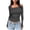 Dark Gray-A, variant on Penkiiy Womens Ribbed Long Sleeve Crewneck Shirts Fitted Sweaters Slim Fit Basic Casual Tops M Beige