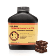 Prep-Right - Emergency Survival Food Tablets - 180 Count - Chocolate