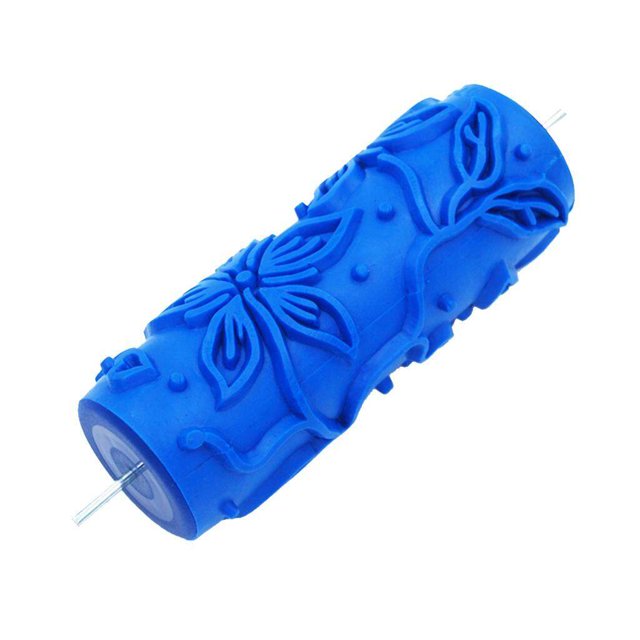 ziyahi 5'' Embossed Pattern Paint Roller DIY Wall Painting Edger Runner Tool #8