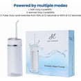 thumbnail image 4 of Portable advanced water flosser, rechargeable, wireless, with 3 modes, IPX7 waterproof, professional oral care with adjustable water pressure, 4 of 4