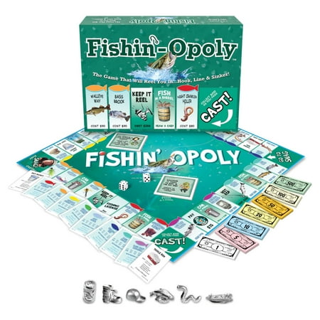 UPC: 0730799050794 | Late for the Sky Fishin -Opoly Board Game