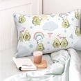 thumbnail image 4 of Easygdp Green Blue Avocado for Soft Pillow Case Pillow Protectors,Perfect for Sleeping (Pillow Core Not Included)-14"x20", 4 of 6