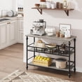 thumbnail image 3 of IdeaHouse Table Console à 3 Niveaux, Armoire de Rangement Rétro, Buffet Bahut avec Espace de Rangement, Convient au Salon, à la Salle à Manger et à l'Entrée de la Maison, 11.8 Pouces P x 40 Pouces L x 29 Pouces h, 3 of 6