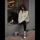 thumbnail image 4 of Sudaderas de Mujer con Cuello Redondo, Forro , Suéteres Oversize, Otoño 2025, Blusas Bonitas, Ropa Preppy Estilo-N M, 4 of 9