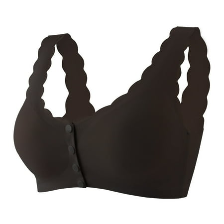Yoga Sports Bra Women Convertible Bra Feature V-Neck Nursing Bra Style W-1107 Black XL
