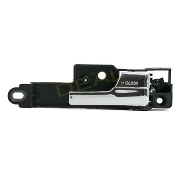 1pc Front Passenger Right Black Base Chrome Lever Interior Door Handle Replacement Kit Compatible With 06-12 Ford Fusion 06-11 Mercury Milan 06 Lincoln Zephyr 07-12 MKZ