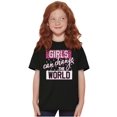 thumbnail image 4 of Girls Can Change World Feminism Equal Girls Kids T Shirt Tees Teen Brisco Brands S, 4 of 6