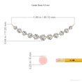 thumbnail image 3 of Angara Collier en Diamant Naturel - Collier Pendentif Rond Contemporain en Or Jaune 14K pour Femmes, 3 of 8