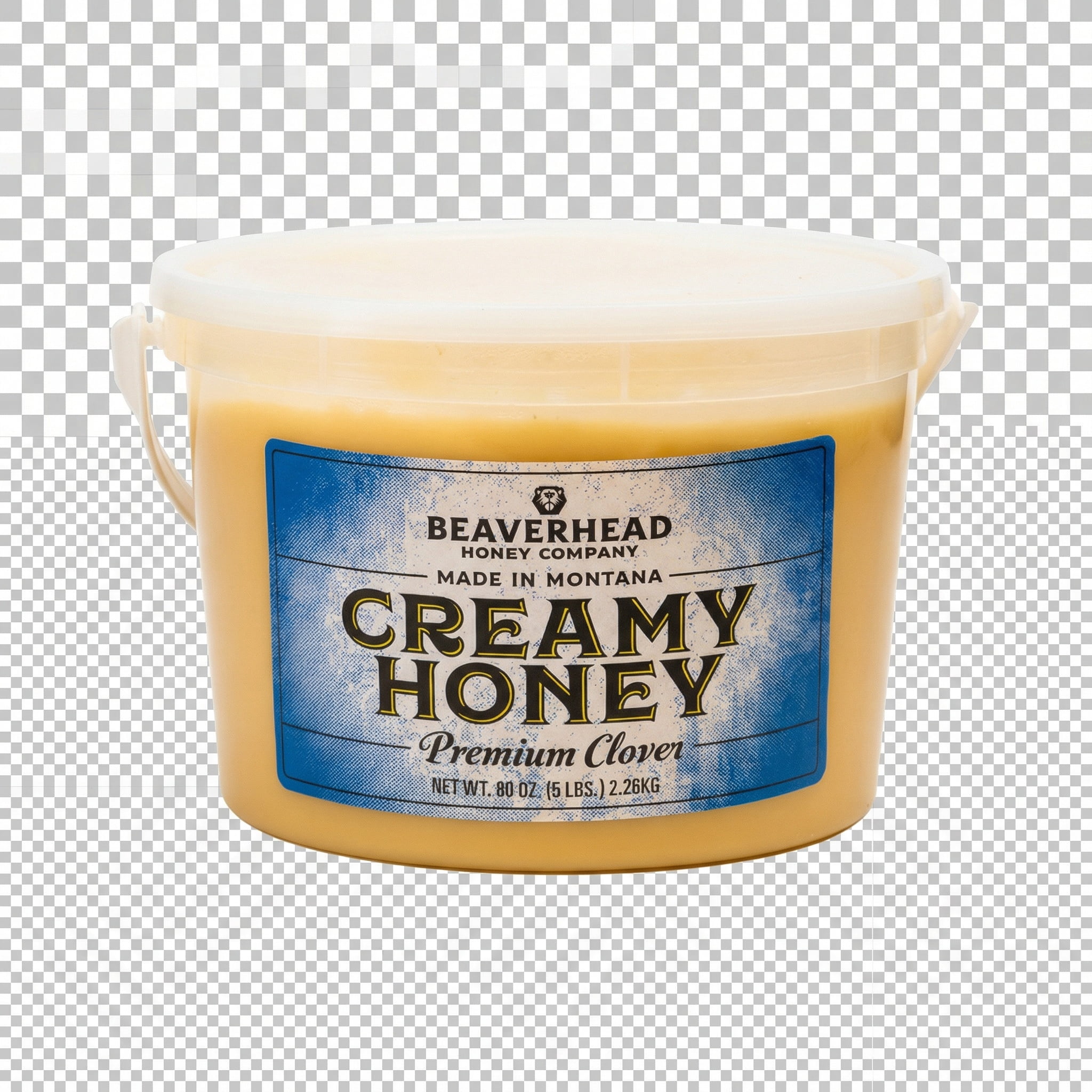Beaverhead Creamy Clover Honey Bucket 5 lb.