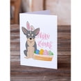 thumbnail image 2 of Blue and White Chihuahua Easter Greeting Cards and Envelopes Pack of 8 7 in x 5 in, 2 of 3