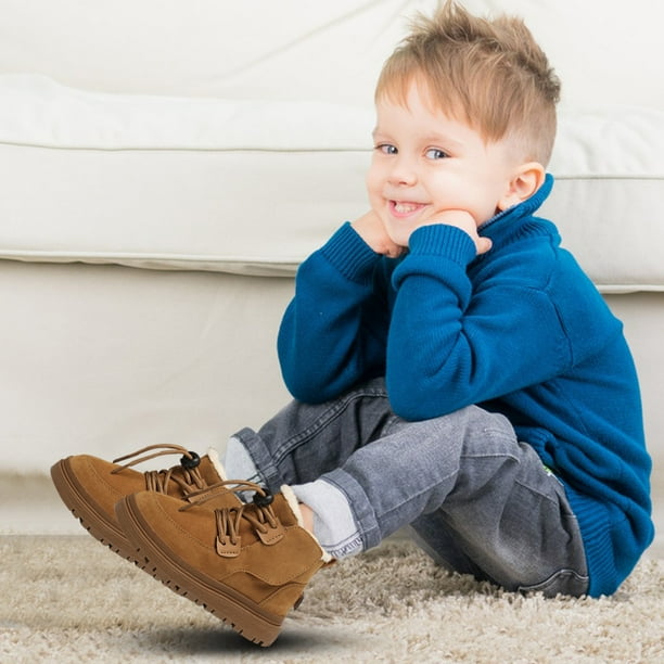 Zapatos para correr Botas cortas informales para ninos botas de nieve de invierno antideslizantes resistentes al desgaste para ninos y ninas Wdftyju Tenis De Mujer Tenis De Hombre Walmart en linea