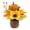 Yellow, variant on Goowood Artificial Fall Potted Plant Autumn Arrangement with Sunflower Pumpkin Maple Leaves Woven Pot Table Centerpiece for Thanksgiving Home Decor