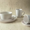 thumbnail image 4 of Stone Lain Albie 16-Piece Dinnerware Set Stoneware, White, 4 of 6
