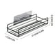 thumbnail image 3 of Xihbxyly Estantes Flotantes de Pared con Estructura de Metal Negro, Instalación Segura, Organizador Versátil para Baño, Cocina, Sala de Estar y Oficina, 27,5 X 11 X 5,5 Cm., 3 of 7