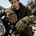 thumbnail image 3 of REDESS Motorcycle Gloves for Men and Women Touchscreen Full Finger Gloves with Hard Knuckle Protection for Biker Riding Driving Glove, 3 of 8