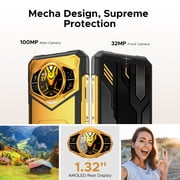 DOOGEE S200 X Rugged Phone 5G,32GB+512GB/TF 2TB,Latest Android 16 Rugged Smartphone with Bone Conduction Headphones,1.32Amoled Screen,10100mAh/33W,100MP+20MP,6.72 FHD,NFC/OTG/WiFi6/5G Dual SIM