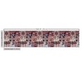 thumbnail image 3 of Ambesonne Ethnic Fabric by the Yard Upholstery, Oriental Boho Flower Pattern, 10 Yards, Burgundy Eggshell Indigo, 3 of 5