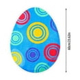 thumbnail image 2 of Binwennn Rugs Living Room Fuzzy Rug for Bedroom Small Throw Blanket Easter Bunny Egg Shaped Carpet Easter Bunny Doormat Washable Cartoon Bunny Carpet With Rubber On The Back Can Be, 2 of 6