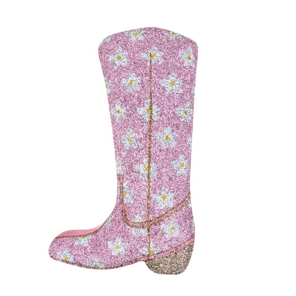 Flower Boot Pillow - Pink