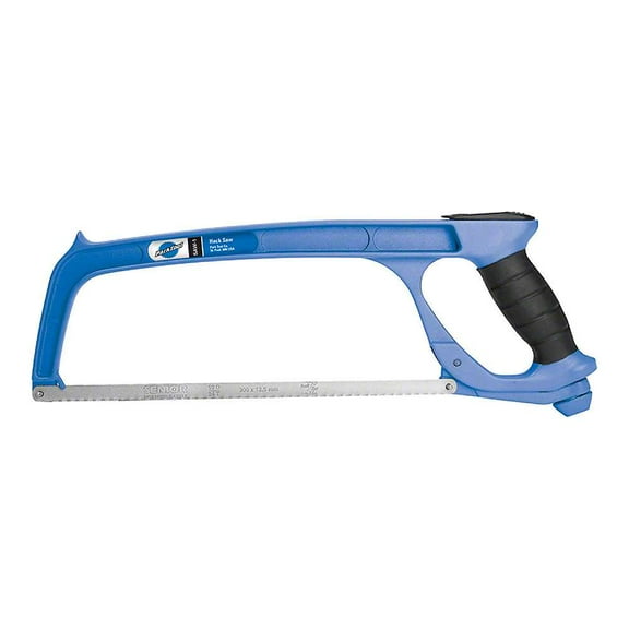 Park Tool SAW-1 Blue Hacksaw Rubber Handle Comes with 1 Blade 12" Blade Size