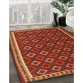 thumbnail image 2 of Ahgly Company Indoor Round Contemporary Light Brown Oriental Area Rugs, 7' Round, 2 of 6