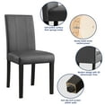thumbnail image 6 of Subrtex Faux Leather Indoor Dining Chair Set of 8, Modern Mid-Century Chairs for Home, Gray, 6 of 8