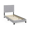 thumbnail image 5 of Furinno FB17020TXLGL Laval Button Tufted Bed Frame, Slat Style, Glacier, Twin Size & Extra Large - 12 Piece, 5 of 5