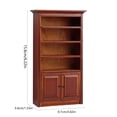 thumbnail image 3 of 1/12 Miniature Bookcase Realistic Furniture Cabinet For Doll House Decoration And Craft Model Project Enthusiasts, 3 of 8
