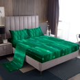 thumbnail image 1 of Turqoise Full Sheets Abstract Glowing Gradient Bed Set for Boys, Aesthetic Ombre Bed Sheets Set Modern Neon Lights Sheet Set, Psychedelic Stars Bedding Set, 1 of 7