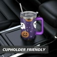 thumbnail image 7 of Halloween Ghost Tumbler Happy Halloween Pumpkin Travel Coffee Mugs with Straw,Thermal with Lids for Hot and Cold Drinks for Outdoor Sports Wedding 40 oz Boo Tumbler, 7 of 7