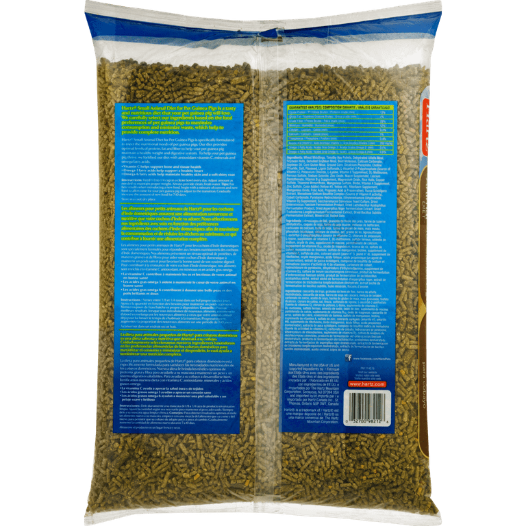 Hartz guinea pig food sale