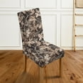 thumbnail image 2 of COEQINE Dining Chair Covers 6-Pack, Stretchable Universal Fit Chair Slipcovers Washable Spandex, Protect and Renew Your Dining Room Chairs for Home Party Decor, Camo Hunting Leaf, 2 of 7