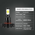 thumbnail image 3 of FZPJJNB For Chevy Silverado 2500 2007-2015 - 9005+H11+5202/H16 LED Fog Light 6000K White, 3 of 10